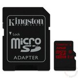 Kingston UHS-I U3 MicroSDXC 32GB + Adapter SDCA3/32GB memorijska kartica Cene