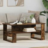  Klubska miza Dimljeni oreh 90 x 50 x 40 cm Konstruiran les, (5000120347) | Shoptok.si
