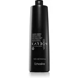 EchosLine CHARCOAL Karbon 9 šampon s aktivnim ugljenom za oštećenu, kemijski tretiranu kosu 1000 ml