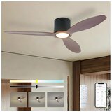  ZEVENTI - LED plafonski ventilator VENTORA LED/24W/230V Wi-Fi Tuya crna/orah +daljinski upravljač | Eponuda.com