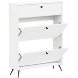  Ormar za cipele BREDA 78 x 24 x 103 cm Konstruirano drvo Bijela | shoptok.hr