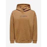 Only Brown Mens Hoodie & SONS Les - Men Cene