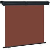 Balkonska bočna tenda 165 x 250 cm smeđa | shoptok.hr