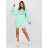 ex moda Sweatshirt-EM-BL-U719.82P-mint | Shoptok.si