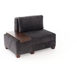 Atelier Del Sofa fotelja na razvlačenje perenna chenille left anthracite