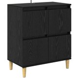  Stranske omare 3 pcs Črna Orehovina 60 x 35 x 70 cm, (5000107877) | Shoptok.si