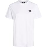 Karl Lagerfeld Majica črna / srebrna / bela | Shoptok.si