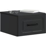  Noćni ormarić za montažu na zid Zidne Crna 34,5 x 33 x 20 cm | shoptok.hr