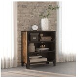  Za pohranu rustično smeđi 72 x 36 x 82 cm metal i MDF Cijene