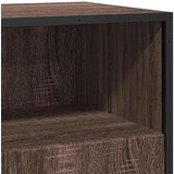vidaXL Komoda rjavi hrast 68x35x76 cm inženirski les | Shoptok.si