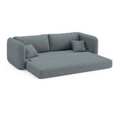 Micadoni Svetlo modra raztegljiva sedežna garnitura 225 cm Dormi – | Shoptok.si