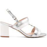 Sergio Leone Silver heeled sandals by | Shoptok.si