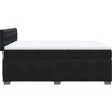  Krevet s oprugama i madracem crni 140 x 190 cm baršunasti | shoptok.hr