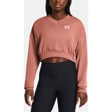 Under Armour Sweatshirt UA Rival Terry OS Crop Crw-PNK - Women Cene