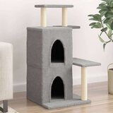  Mačje drevo s praskalniki iz sisala svetlo sivo 97 cm | Shoptok.si