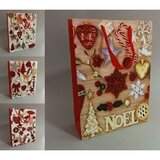  Vrećica darovna Božićna 23X18X9cm CH6612 Cijene