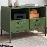 vidaXL TV omarica olivno zelena 68x39x50,5 cm hladno valjano jeklo Cene