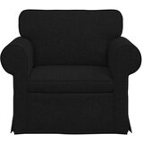SOFA Kavč Črna Splošne dimenzije: 95 x 82 x 80 cm (Š x G x V) Žamet, (5000143889) | Shoptok.si