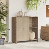 vidaXL Kabinet za shranjevanje Bež 100x36x102 cm Ratan, (22012148) | Shoptok.si