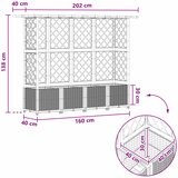  Povišeni krevet s mrežom i krovom Crna 202 x 40 x 138 cm PP | Eponuda.com