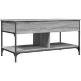  Stolić za kavu siva boja hrasta 100x50x50 cm od drva i metala | shoptok.hr