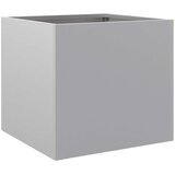 vidaXL Cvetlično korito 2 kosa srebrno 32x30x29 cm pocinkano jeklo | Shoptok.si