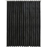 Furnova Zatemnitvena zavesa z obešali žametna antracitna 290x245 cm, (21918255) | Shoptok.si