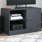 Furnova TV omarica antracitna 67x39x44 cm jeklo, (21922740) Cene