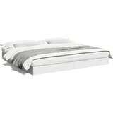Maison Chic Posteljni okvir - Dvoposteljna postelja - Zakonska postelja brez vzmetnice bela 180x200 cm inženirski les-J3764, (21774929) | Shoptok.si