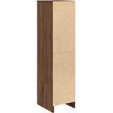  Visoka ploča smeđi hrast 29,5x34x119,5 cm izrađeno drvo | shoptok.hr