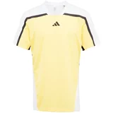 Adidas Funkcionalna majica 'Pro FreeLift' pastelno oranžna / črna / bela