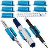 INF 3-delni komplet silikonskih samolepilnih nosilcev za pisala za mizo Blue, (21692802) Cene
