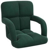  Podna stolica Tamnozelena 58 x 62 x 58 cm Baršun | shoptok.hr