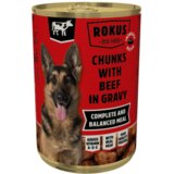 ROKUS vlažna hrana za pse govedina u sosu 415g Cene