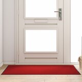 vidaXL Predpražnik Rdeč, Črn Polipropilen 150 x 90 x 0.9 cm Pravokoten cene