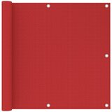 Furnova Balkonsko platno rdeče 90x500 cm HDPE, (21919285) | Shoptok.si