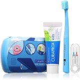 Curaprox Kids Travel Set potovalni set za kozmetiko za zobe, jezik in dlesni za otroke 1 kos | Shoptok.si