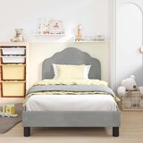  Otroški posteljni okvir z vznožjem Svetlo siva 90 x 190 cm, (5000104620) | Shoptok.si
