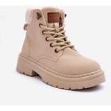 Kesi Women's leather trappers light beige Jette Cijene
