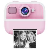 SARAHE M8 2,4-palčna 1080P HD 2400W slikovna kamera z dvojno kamero za termično tiskanje, otroška termalna kamera, barva: roza, (22014518) | Shoptok.si