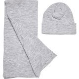 Urban Classics Accessoires Recycled base set of hat and scarf in heather grey | shoptok.hr