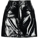 Trendyol Black Shiny Faux Leather Skirt | shoptok.hr