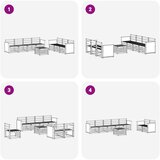  Setovi sofa 8 pcs Čvrsto drvo akacije | Eponuda.com