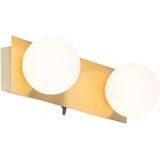 QAZQA Moderna stenska svetilka zlata 28 cm IP44 2 luči - Cederic | Shoptok.si