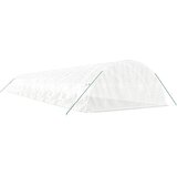  Staklenik s čeličnim okvirom bijeli 100 m² 20 x 5 x 2,3 m | shoptok.hr