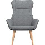  Stolica za opuštanje od tkanine svjetlosiva | shoptok.hr