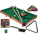  Velik leseni namizni biljard z 2 palicama in 16 kroglam 92cm u
