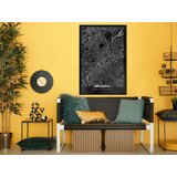  Poster - City Map: Brussels (Dark) 20x30 | shoptok.hr