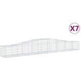  Lučne gabionske košare 7 kom 400x50x40/60 cm pocinčano željezo | shoptok.hr