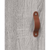  Visoka komoda siva sonome 69,5x34x180 cm od konstruiranog drva | shoptok.hr